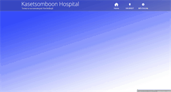 Desktop Screenshot of kaset-hospital.org